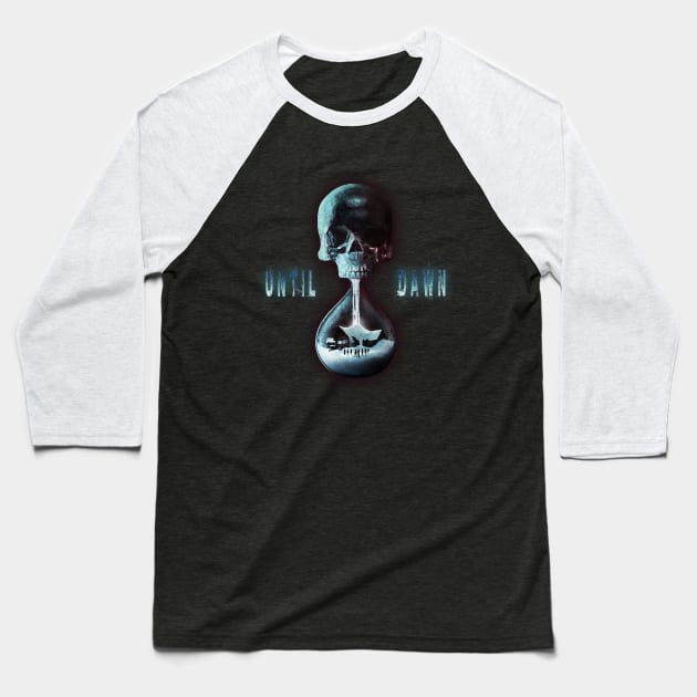 Until Dawn Hourglass Baseball T-Shirt by Schrebelka